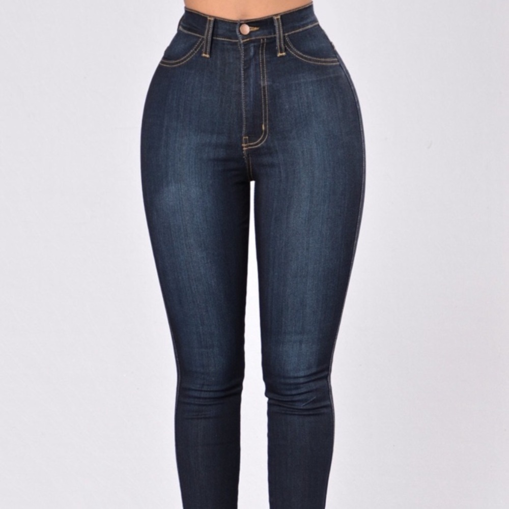 Fashion Nova High Waisted Jeans.